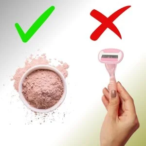 Glivia Chocolate & Rose Wax Powder Combo (Pack of 2, 100g Each) | Organic Hair Removal Powder | Painless & Smooth Skin | DIY Waxing at Home